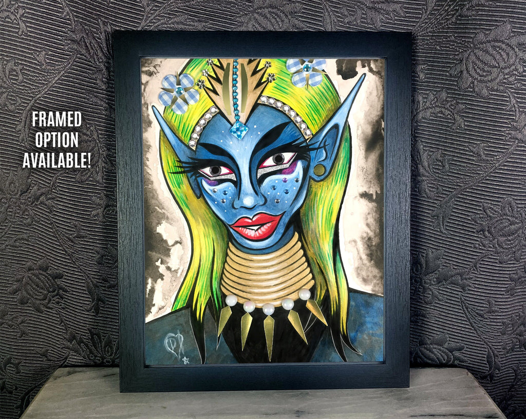 Portrait of Maxi Glamour - Fine Art Print