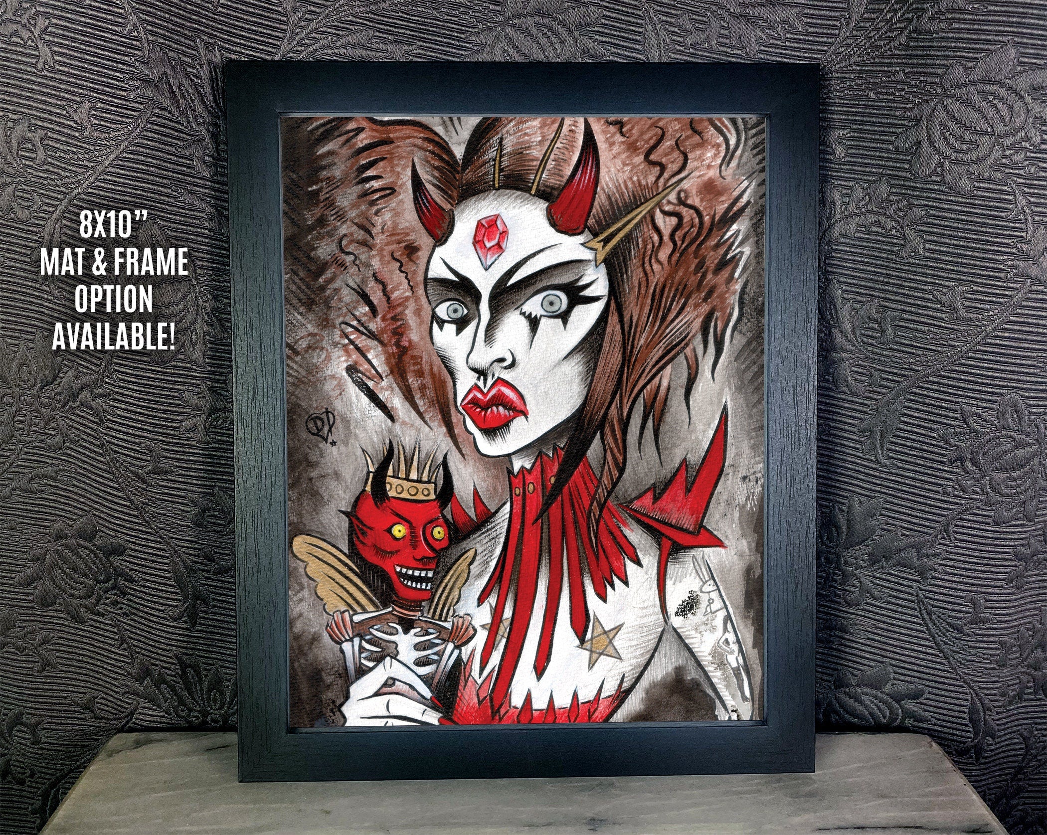 Demonic Disasterina Digital Print