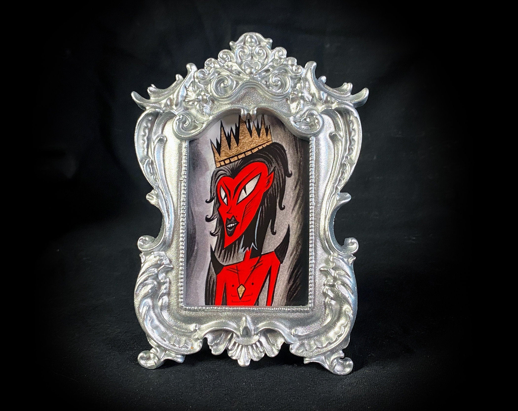 Sinister Androgydemon Tiny Demon Framed Print