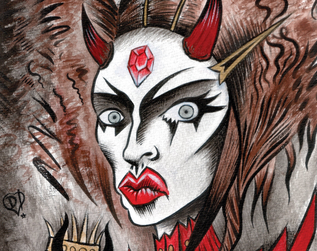 Demonic Disasterina Digital Print