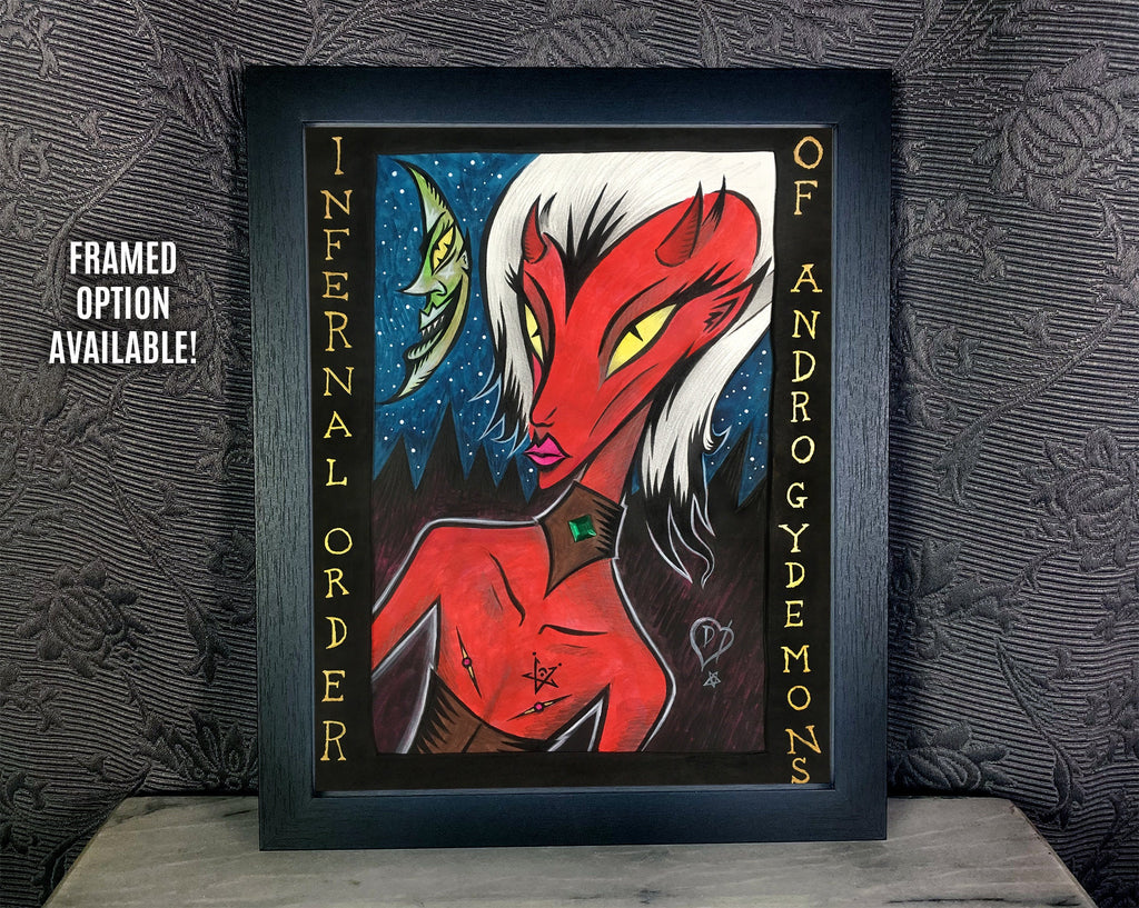 Infernal Order Of Androgydemons - Fine Art Print