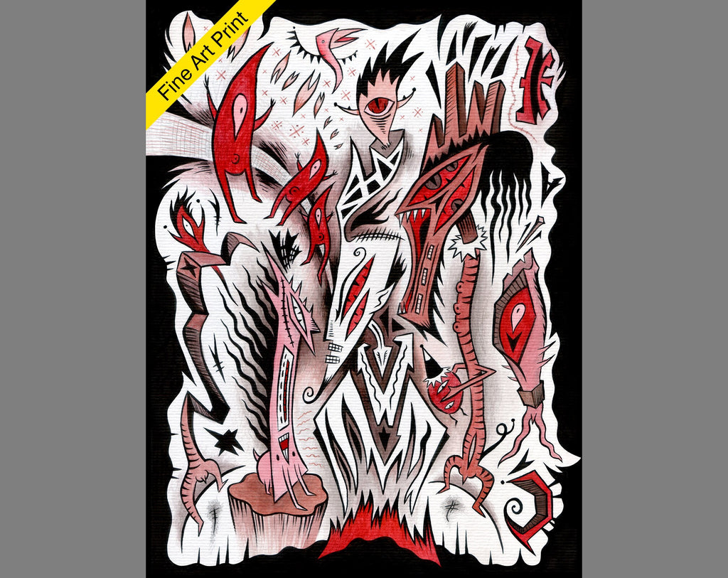 Spooky Action by Proxy - Digital Print