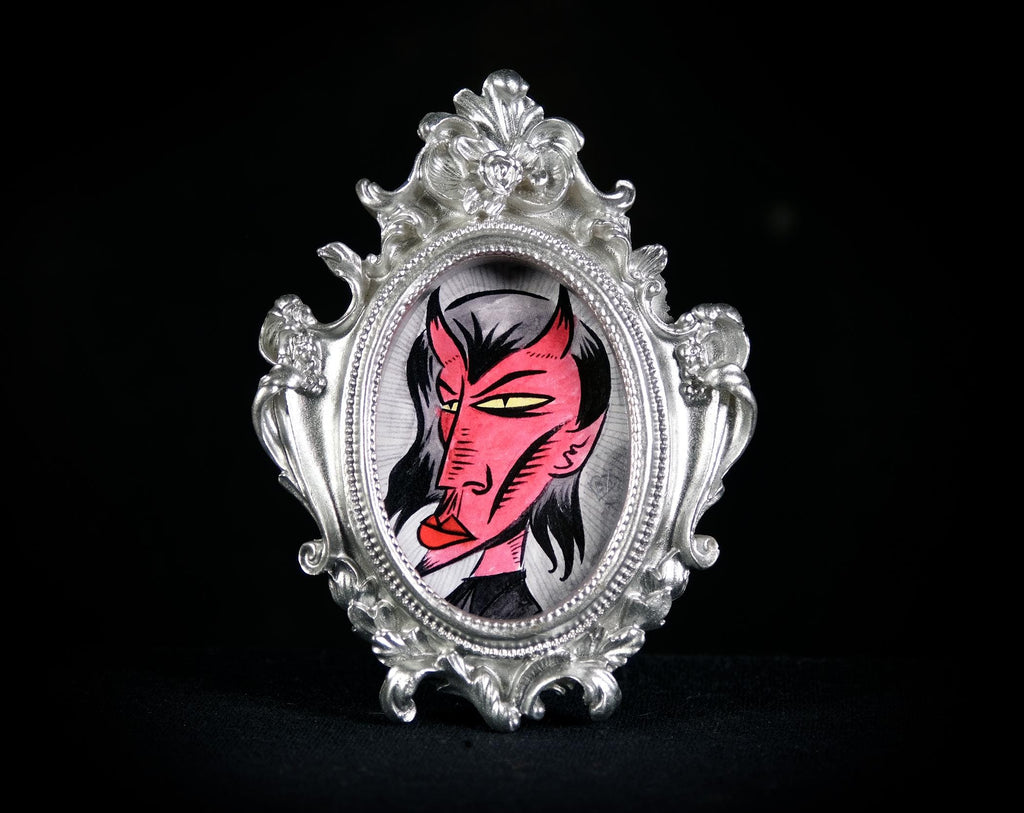 Diablo Tiny Demon Framed Print