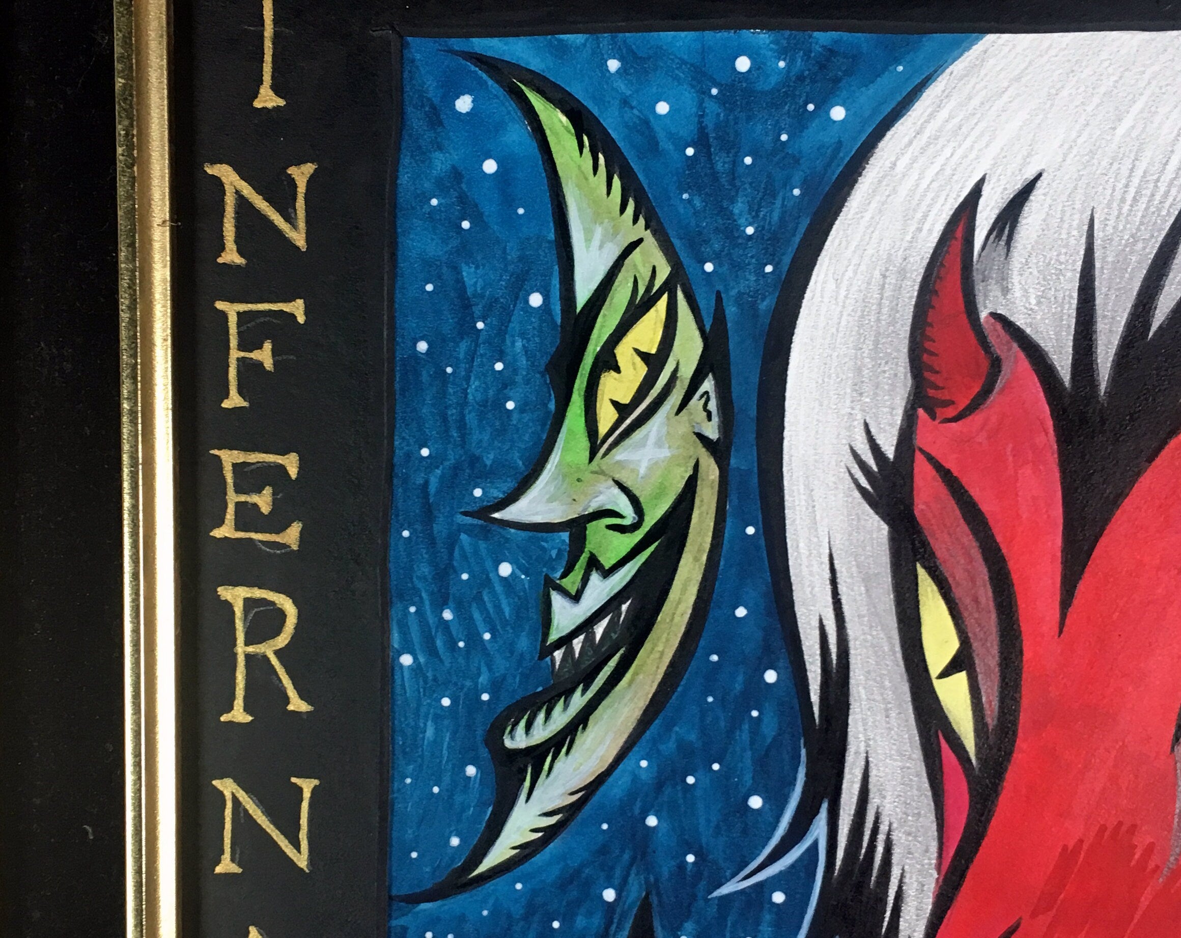 Infernal Order of Androgydemons - painting by Disasterina