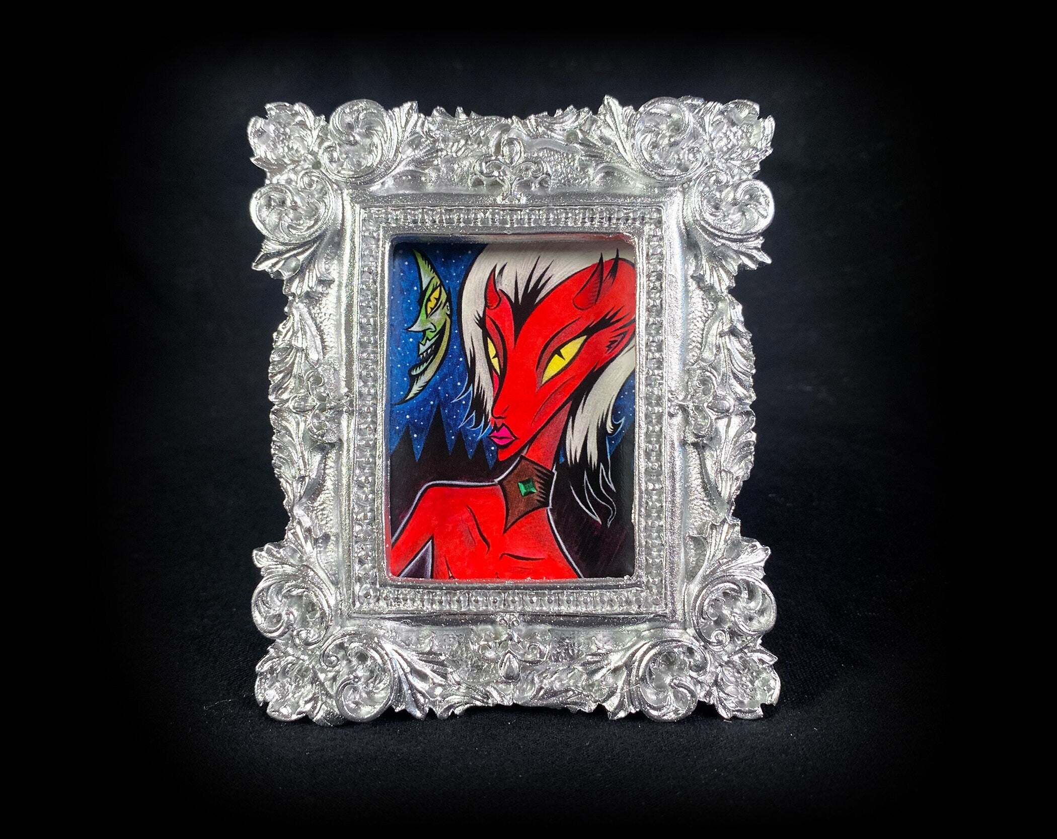 Infernal Order - Tiny Demon Framed Print