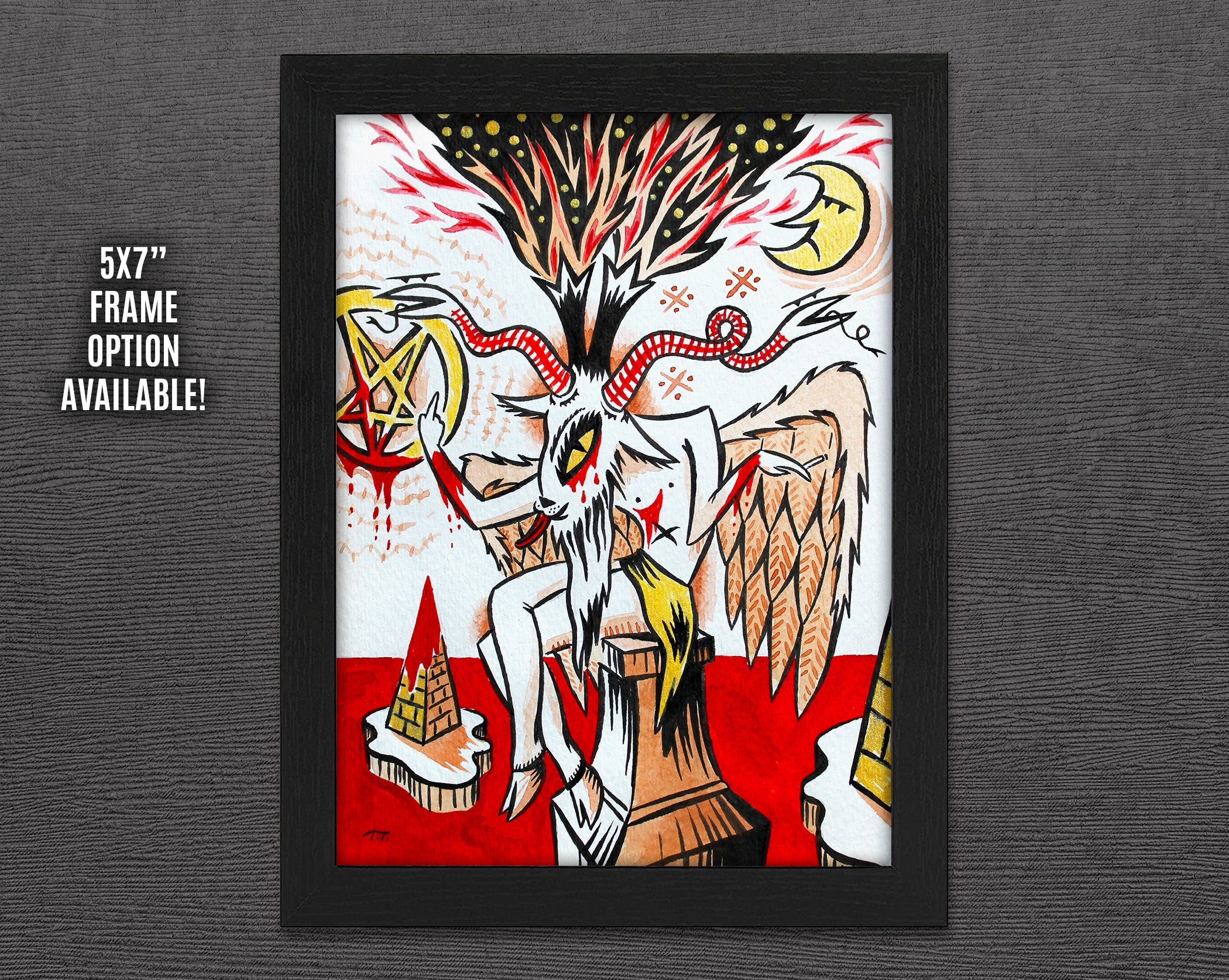 Goats Over It - Art Print from Shadowpuffs