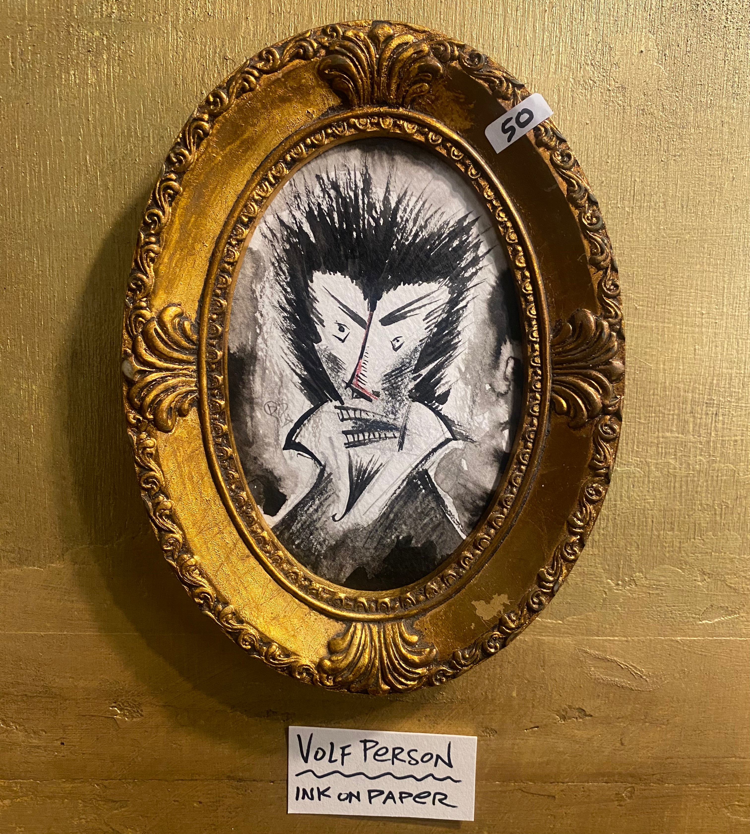Volf Person painting by Disasterina
