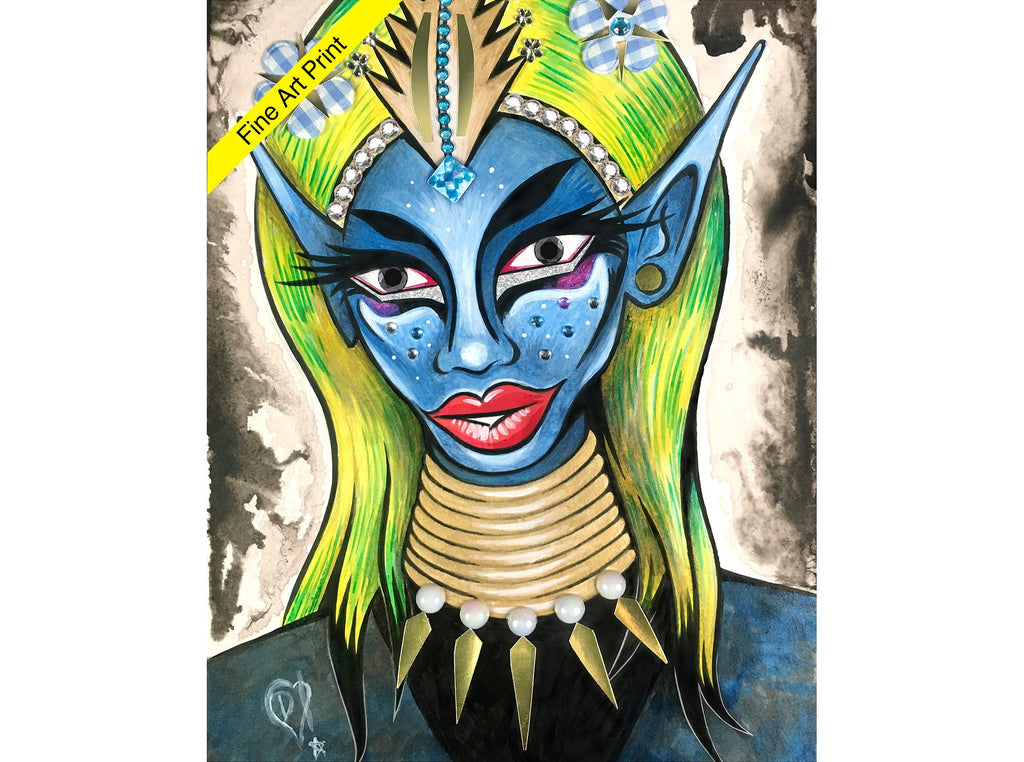 Portrait of Maxi Glamour - Fine Art Print