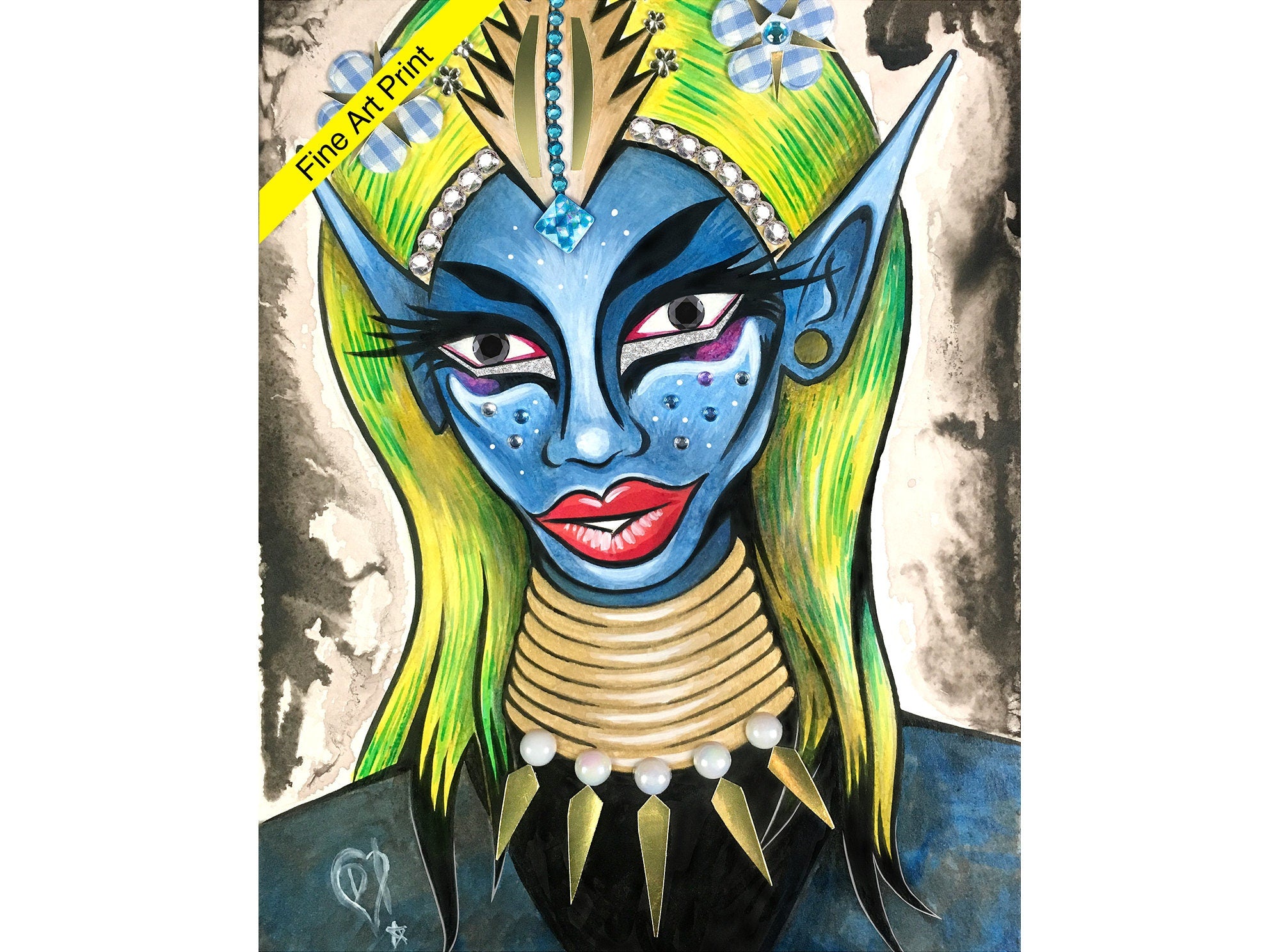 Portrait of Maxi Glamour - Fine Art Print