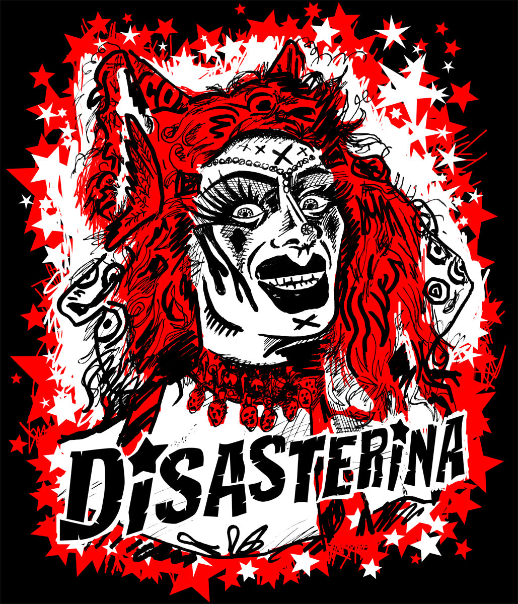 Disasterina Logo Tshirt - Red