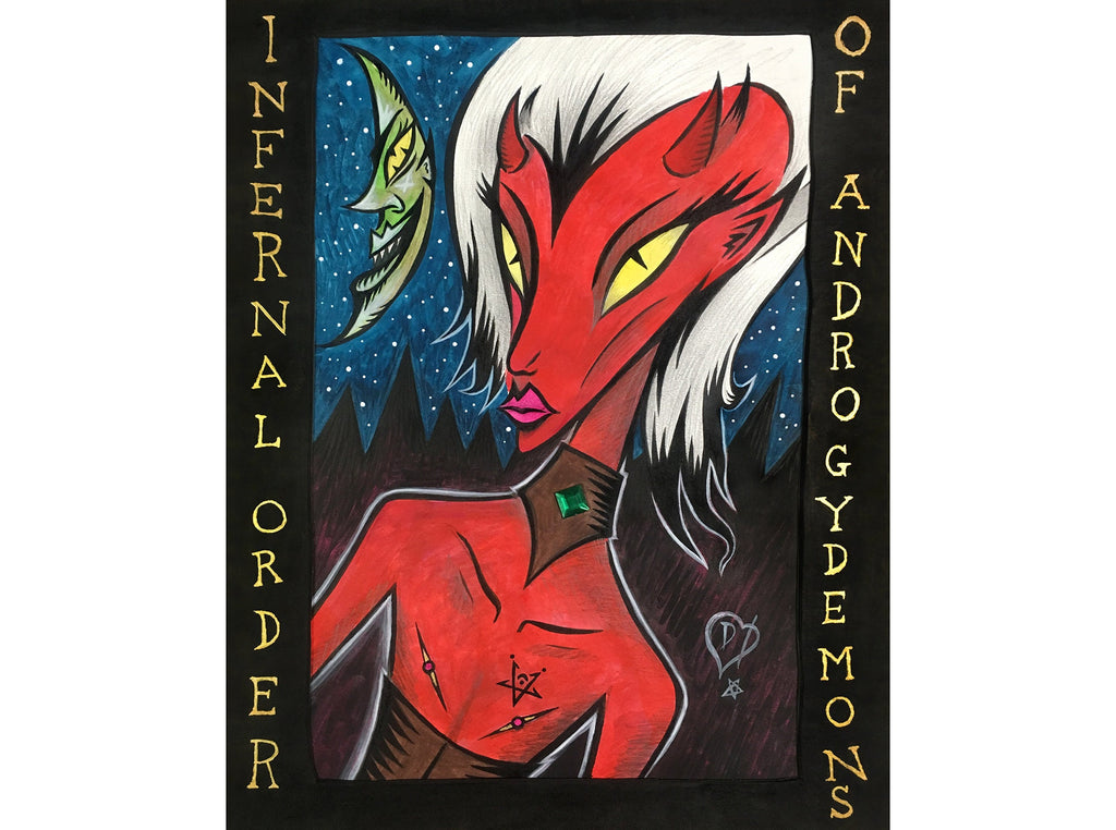 Infernal Order Of Androgydemons - Fine Art Print