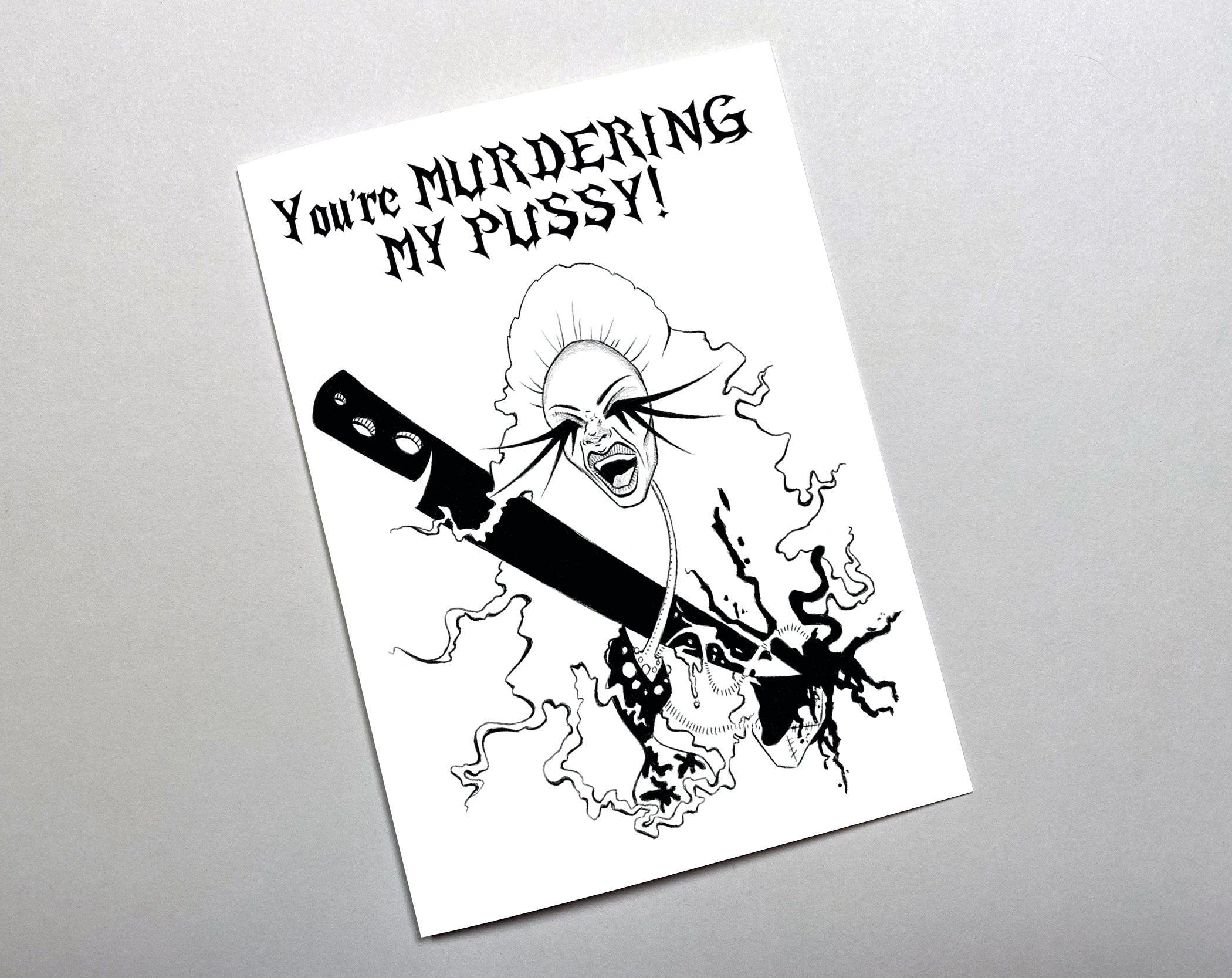 Disasterina Dragula Greeting Card by Nikinikill