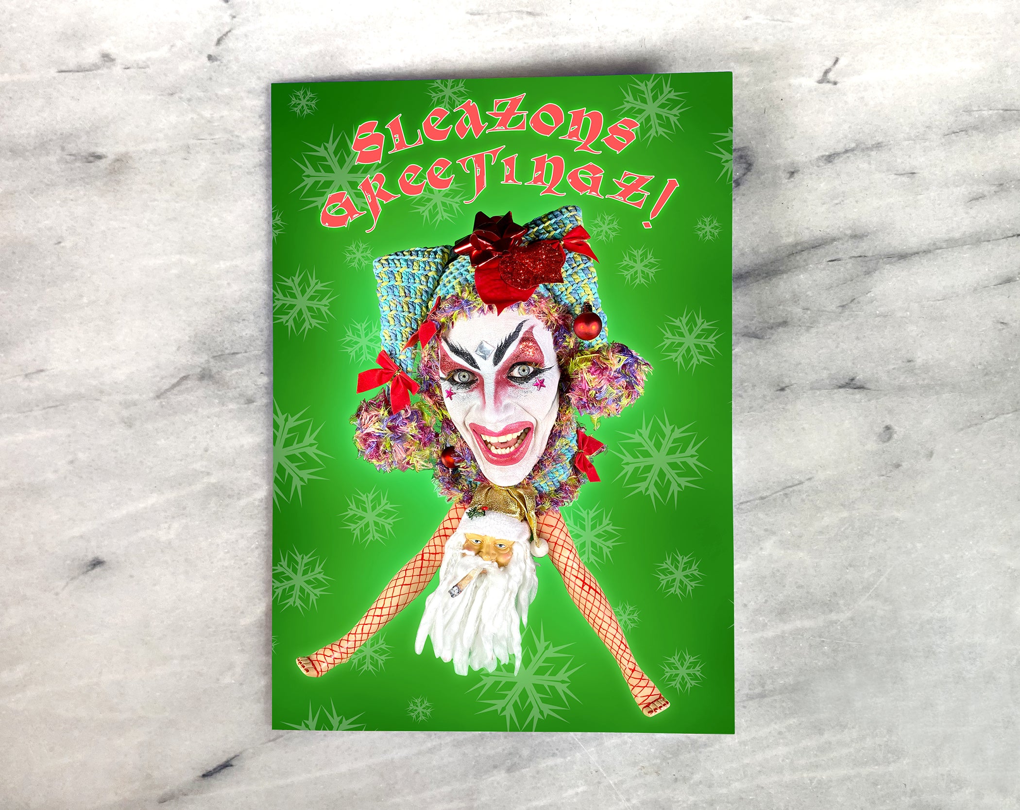 Sleazons Greetings Greeting Card