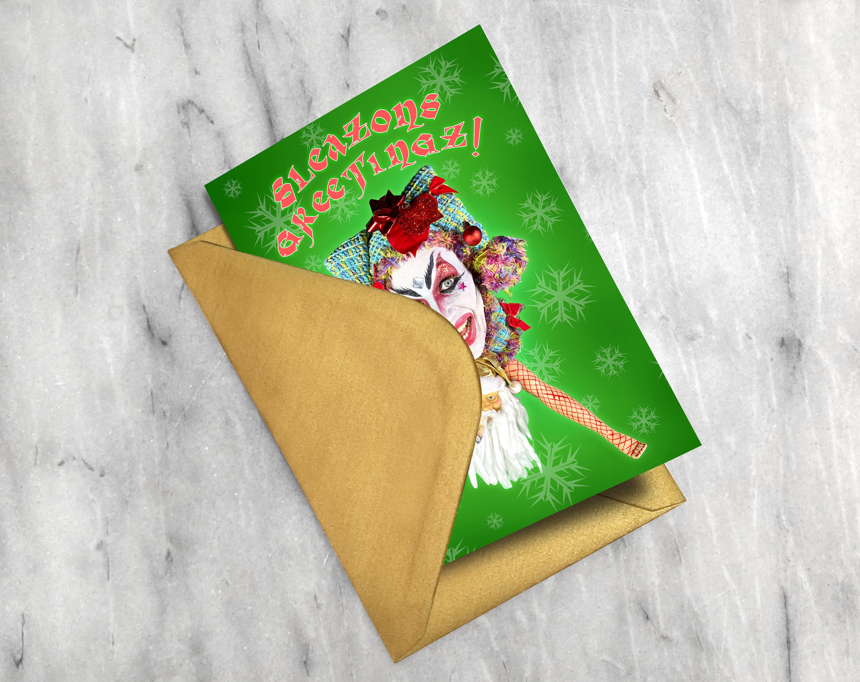 Sleazons Greetings Greeting Card
