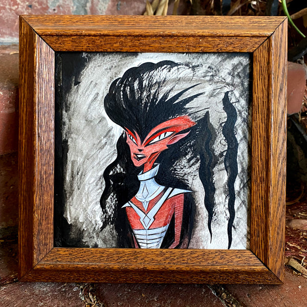 Demonaut - original painting by Disasterina