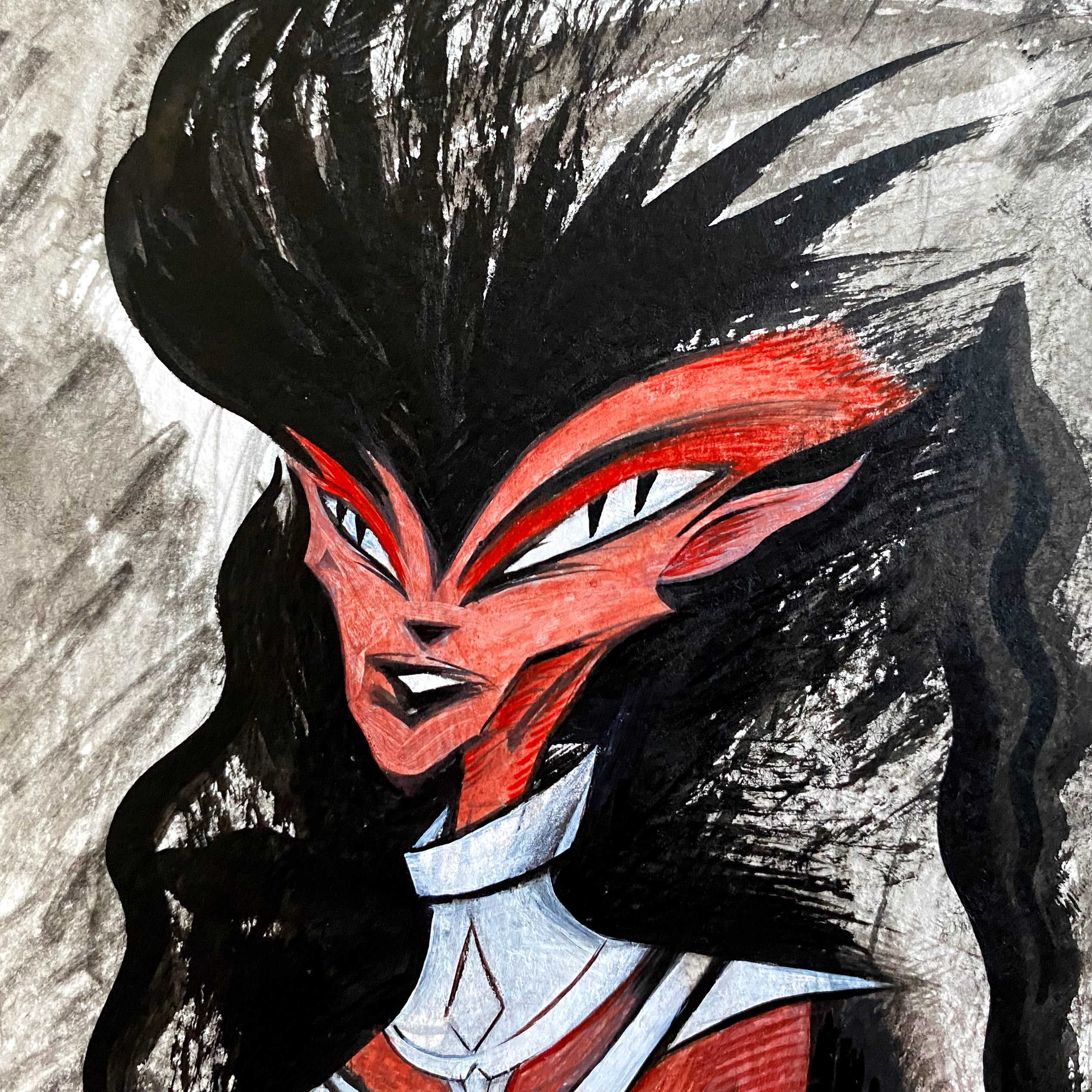 Demonaut - original painting by Disasterina