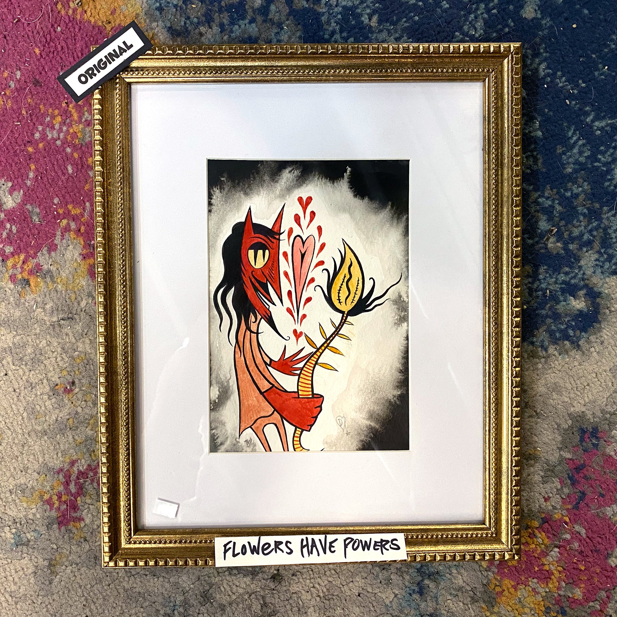 Flowers have Powers painting by Disasterina