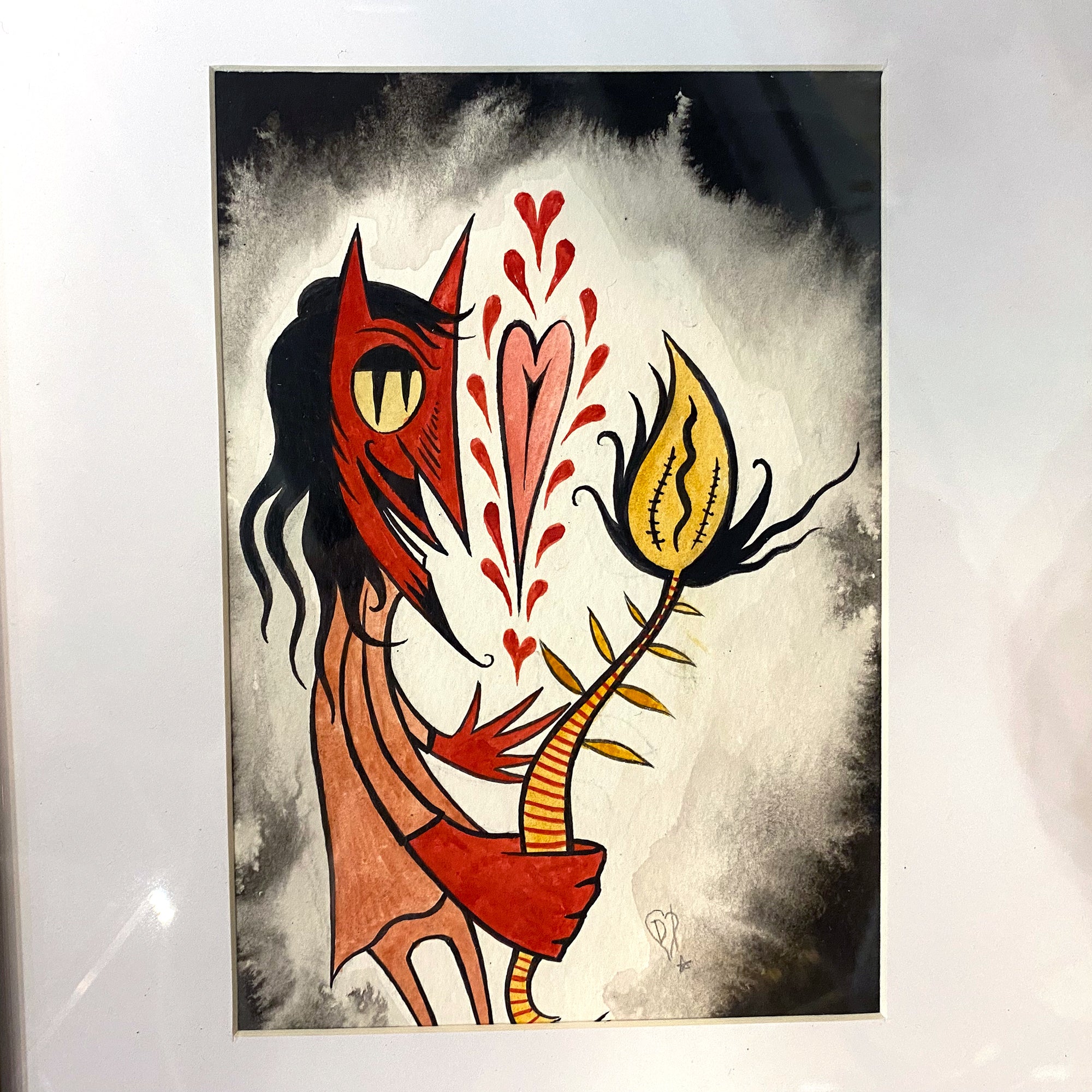 Flowers have Powers painting by Disasterina