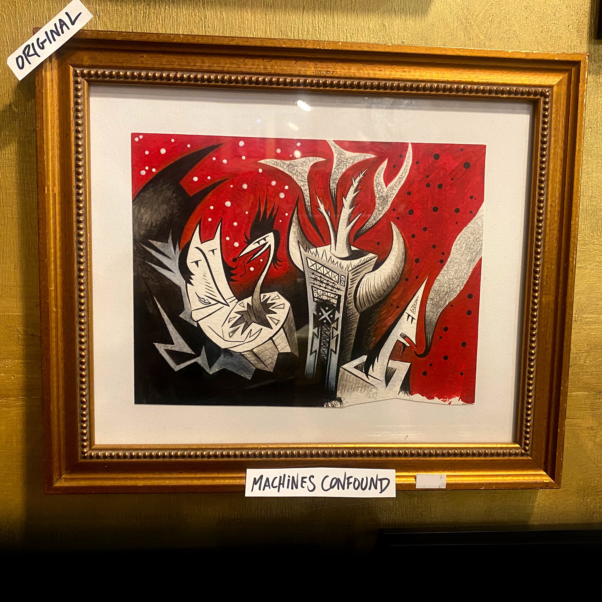 Machines Confound - Original Painting by Disasterina
