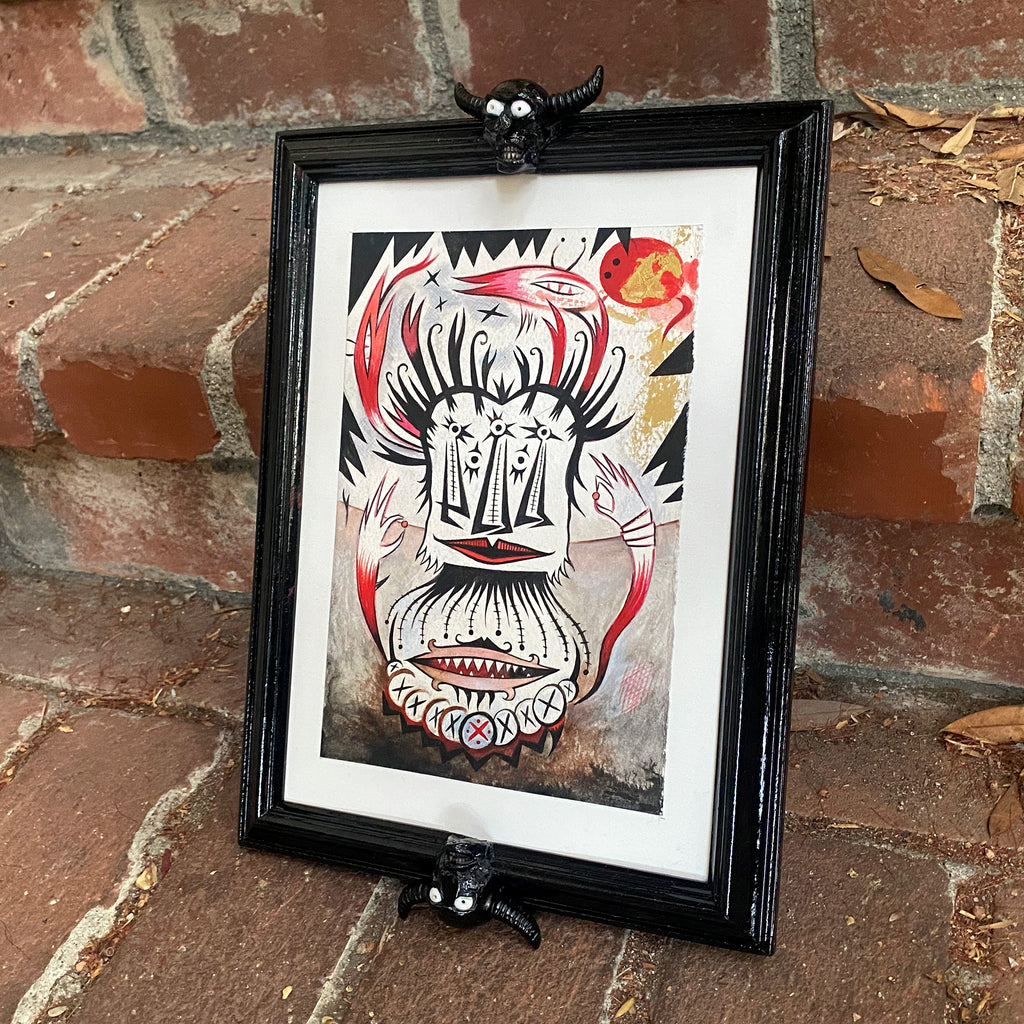 Pill Bringer - Original Painting by Disasterina