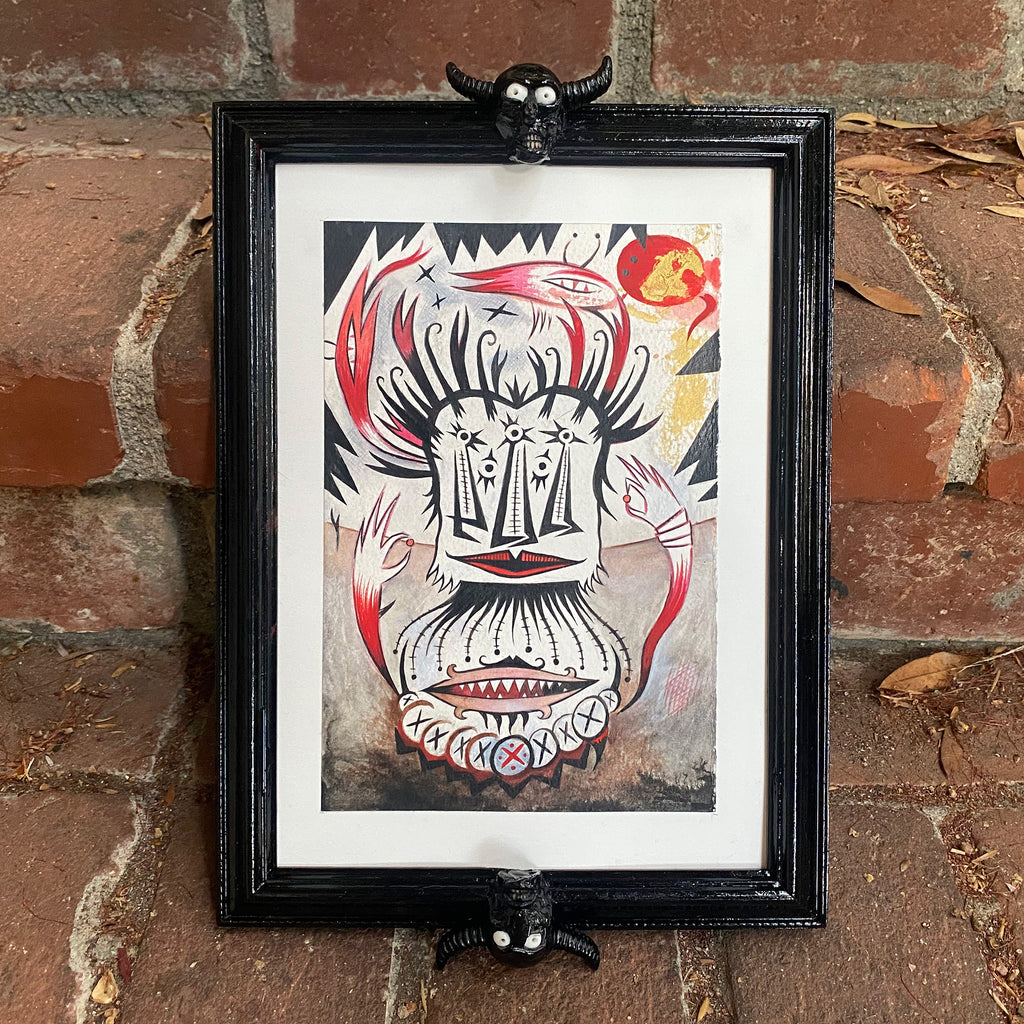 Pill Bringer - Original Painting by Disasterina
