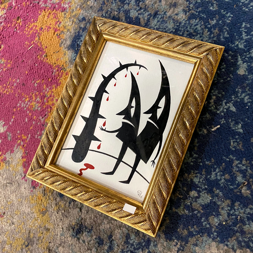 Thorn Bleeds painting by Disasterina