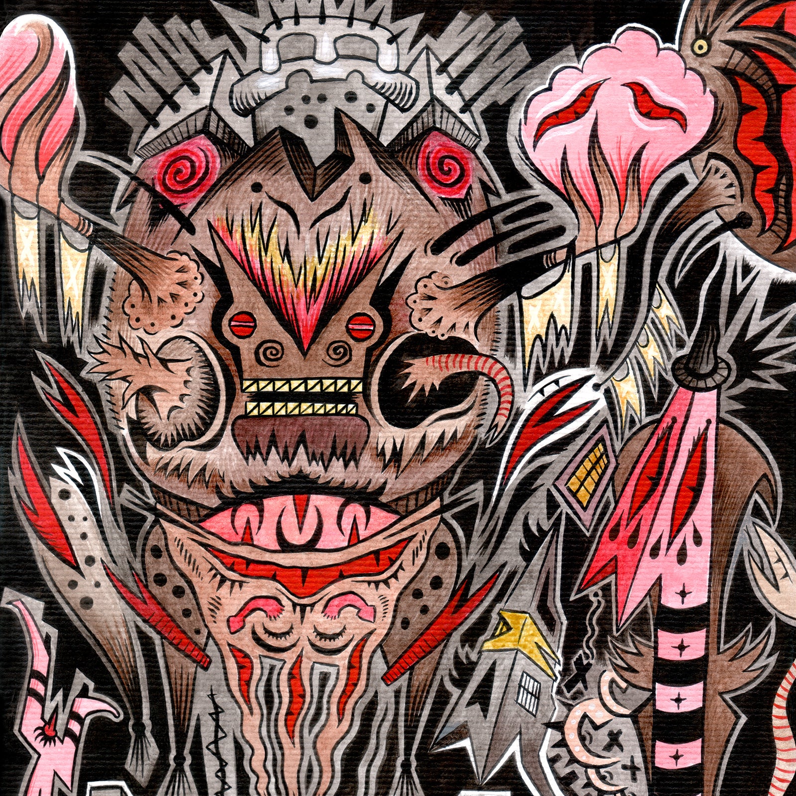 Hovering Beast - Digital Print