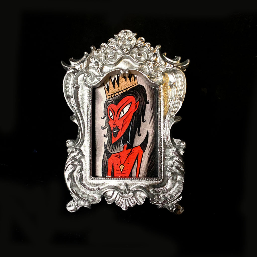 Sinister Tiny Demon Framed Print