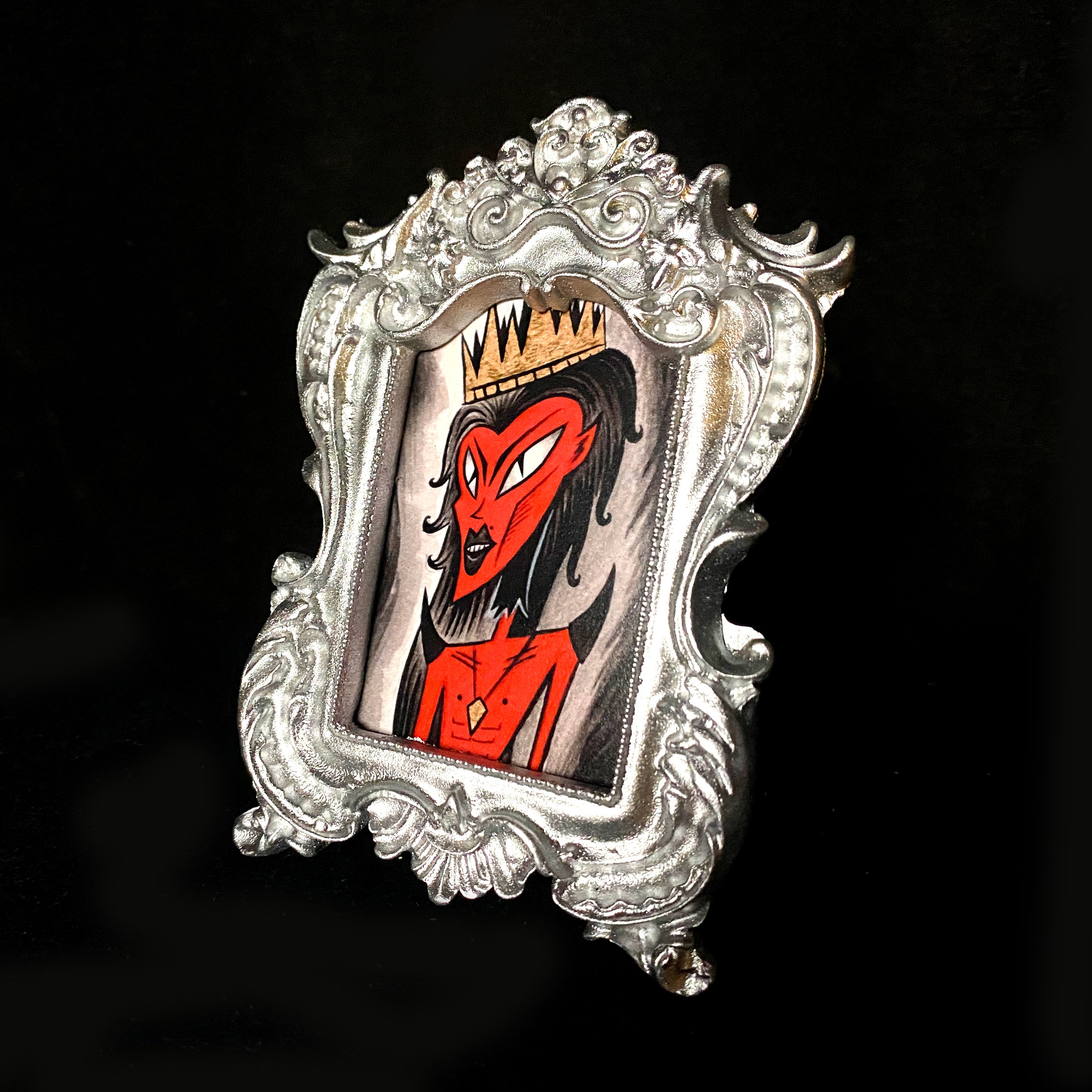 Sinister Tiny Demon Framed Print