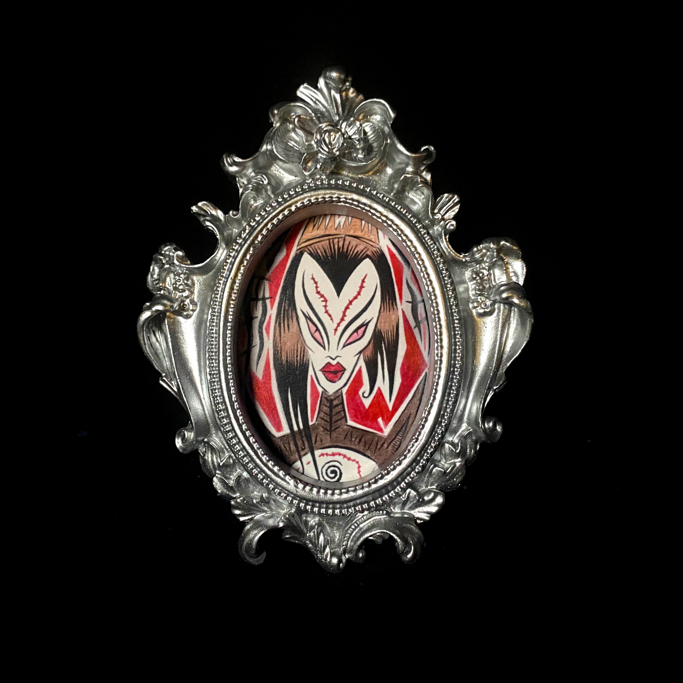 Queen Nio Tiny Demon Framed Print