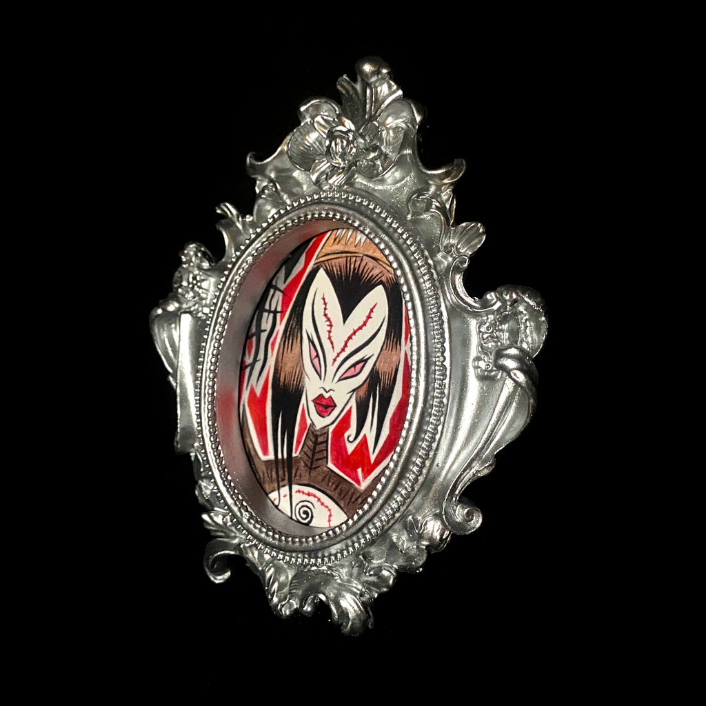 Queen Nio Tiny Demon Framed Print