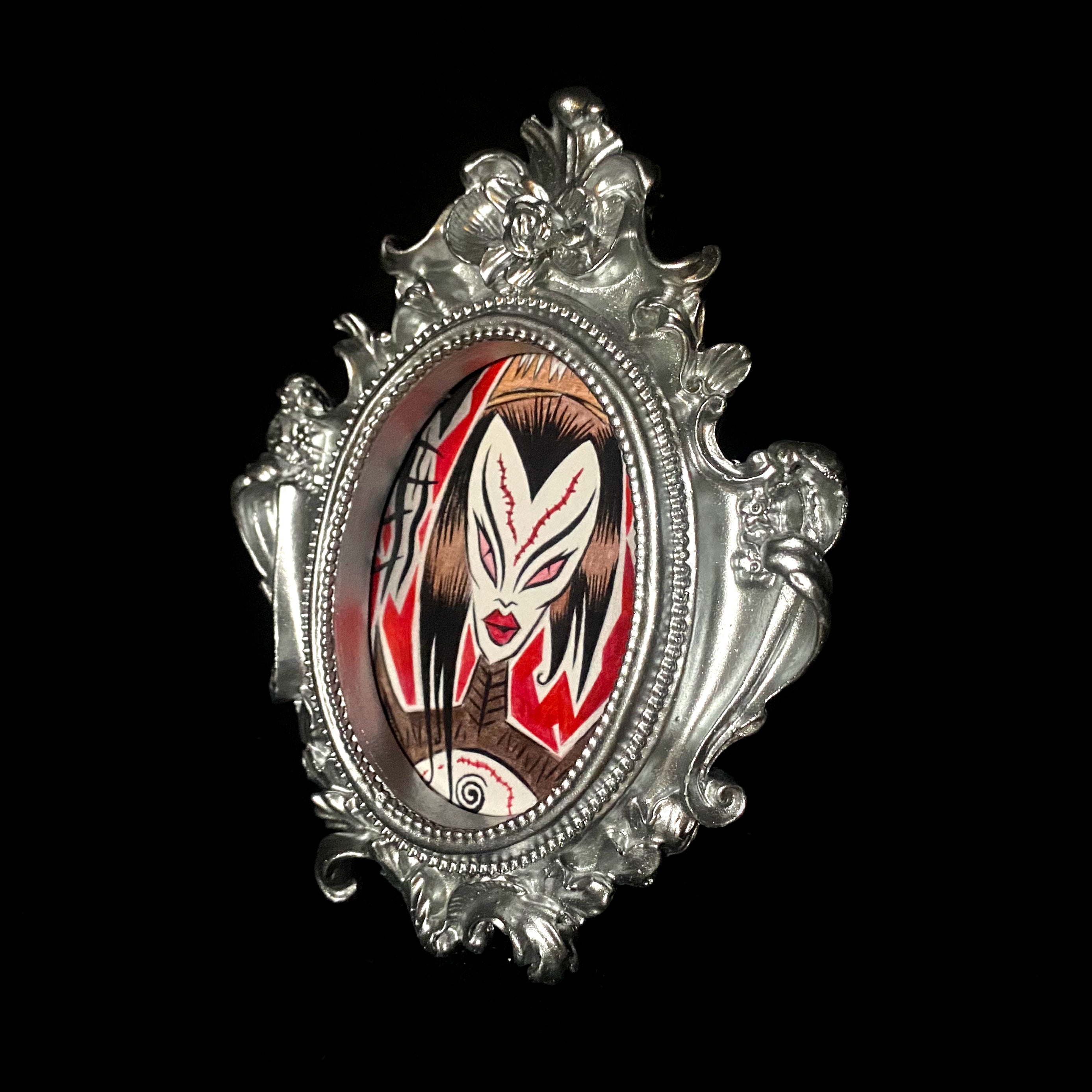 Queen Nio Tiny Demon Framed Print